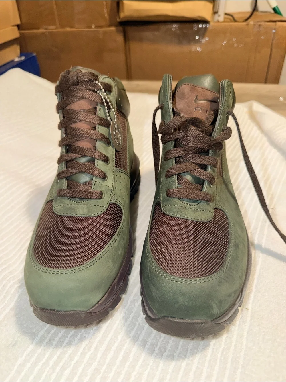 Nike ACG Air Max Goadome Olive Brown Boots Men’s 8.5 New No Box